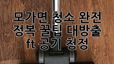 🏡✨ 모가면 청소 완전 정복! 꿀팁 대방출 (ft. 공기 청정)